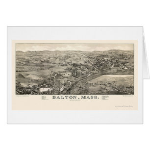 Dalton, MA Panoramic Map - 1884