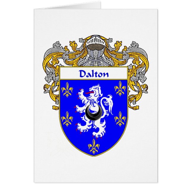 Dalton wapenschild (gemanteld) (Voorkant)