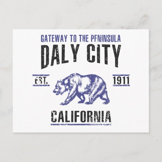 Daly City Briefkaart (Voorkant)