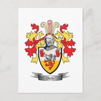 Daly Coat of Arms Briefkaart