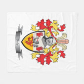 Daly Coat of Arms Fleece Deken (Voorkant (Horizontaal))
