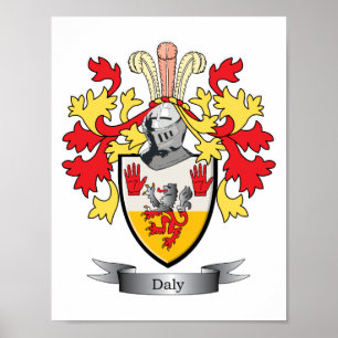 Daly Coat of Arms Poster
