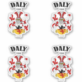 Daly Crest Ierse vertaling en betekenis (x4) Sticker