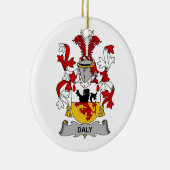 Daly Family Crest Keramisch Ornament (Rechts)