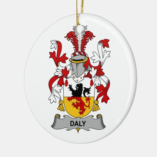 Daly Family Crest Keramisch Ornament (Links)