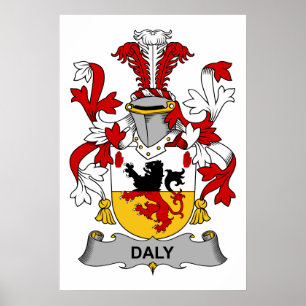 Daly Family Crest Poster