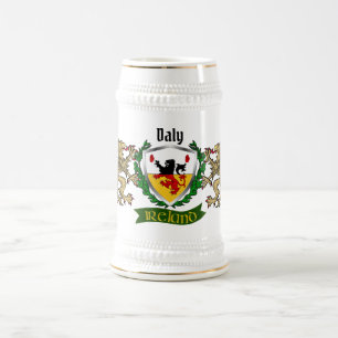 Daly/O'Daly Irish Shield Gepersonaliseerde Bier St Bierpul