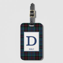 Daly Tartan Blauw Plaid Patroon