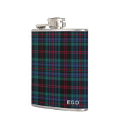 Daly Tartan Monogram Royal Blue Plaid Heupfles (Links)