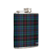Daly Tartan Monogram Royal Blue Plaid Heupfles (Rechts)