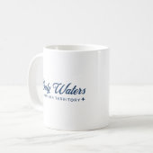 Daly Waters Distressed Classic Blue, Australië Koffiemok (Voorkant links)