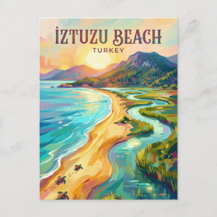 Dalyan - İztuzu Strand Turkije Briefkaart