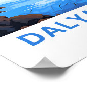 Dalyan River Turkije Reisprint Poster (Hoek)