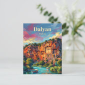 Dalyan - Rotstomben Turkije Briefkaart (Staand voorkant)