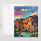 Dalyan - Rotstomben Turkije Briefkaart (Voorkant / Achterkant)