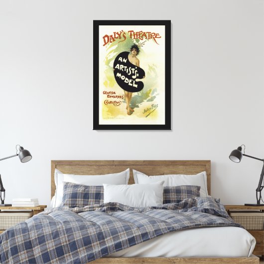 Daly's theater ~ Kunstenmodel Canvas Afdruk (Insitu (Slaapkamer))