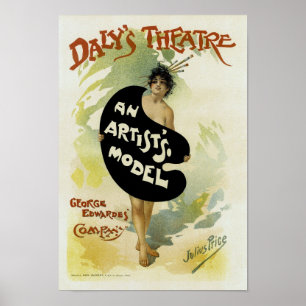 Daly's theater ~ Kunstenmodel Poster