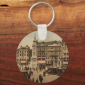 Dam, Amsterdam, Nederland Sleutelhanger (Achterkant)