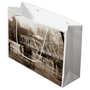 Dam bij Finley, Sepia Large Cadeautasje