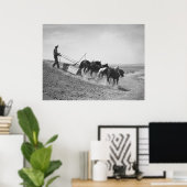 Dam Building: 1936 Poster (Thuiskantoor)