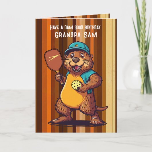 Dam Good Pickleball Feestdagen Kaart (Voorkant)