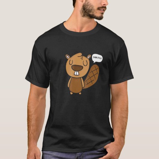 Dam Het Bever T-shirt (Voorkant)