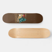 DAM HET! CHRISTMAS WEER? WEG VAN MIJN BOMEN PERSOONLIJK SKATEBOARD (Horizontaal)