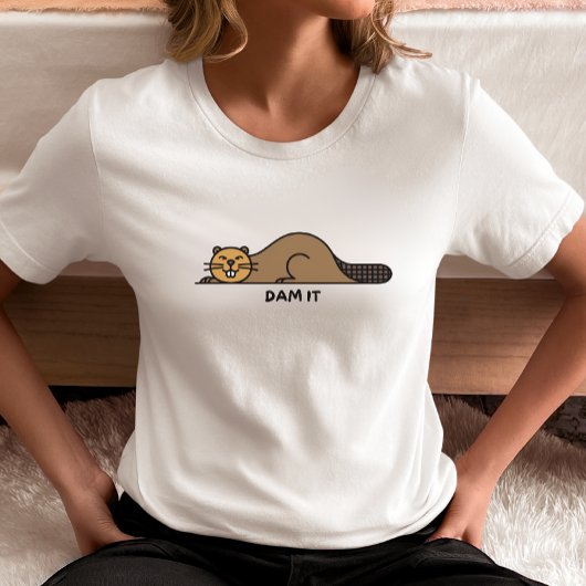 Dam Het Een Bever T-shirt