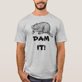 DAM HET! GRUMPY BEAVER T-SHIRT (Voorkant)