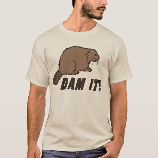 Dam It Beaver T-shirt (Voorkant)
