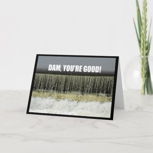 Dam, je bent goed! Gefeliciteerd Kaart (Voorkant)