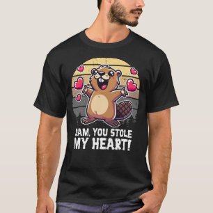 Dam, je hebt mijn hart gestolen - Funny Beaver Des T-shirt