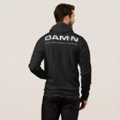 DAM+N Black Hoodie (Achterkant volledig)