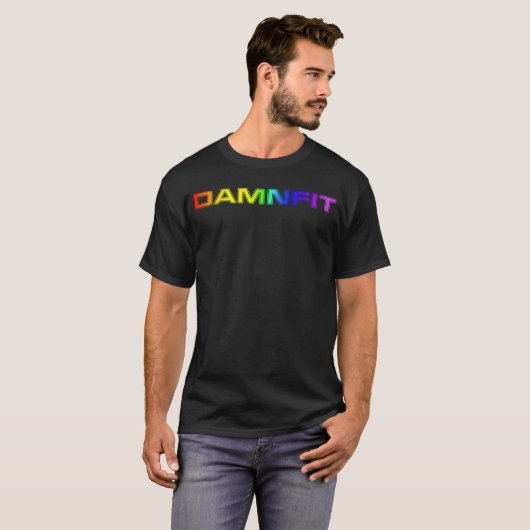 DAM+N Pride Dark T-shirt (Voorkant volledig)