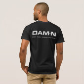 DAM+N T-shirt (Achterkant volledig)
