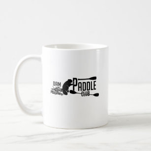 Dam Paddle Club Beaver Logo 11oz koffiekopje Koffiemok