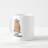 Dam Straight Sassy Beaver Pun Koffiemok (Voorkant links)