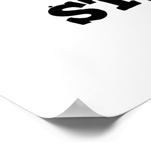 Dam Straight Sassy Beaver Pun Poster (Hoek)