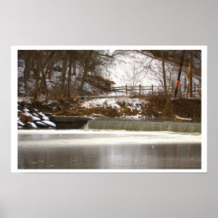 Dam Waterval Foto Poster