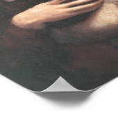 Dama con ermellino Da Vinci Fine Art Poster (Hoek)