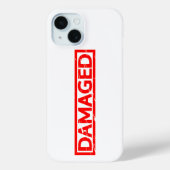 Damage Stamp Case-Mate iPhone Case (Achterkant)