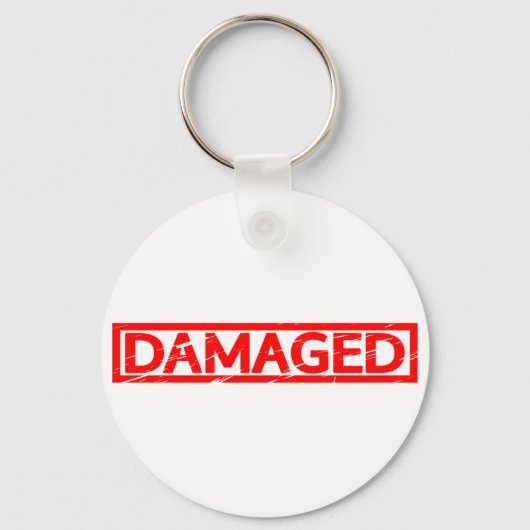 Damage Stamp Sleutelhanger (Achterkant)
