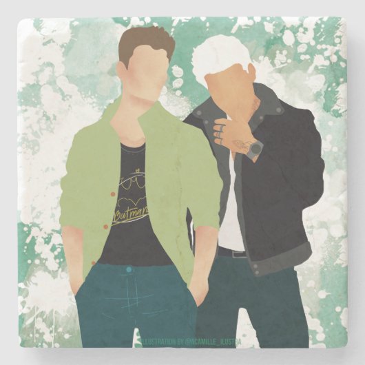 Damaged Like Us - AC Stenen Onderzetter (Voorkant)