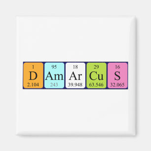 Damarcus periodieke table name magnet