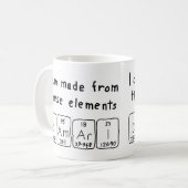 Damari periodieke lijstnaam mok (Voorkant links)