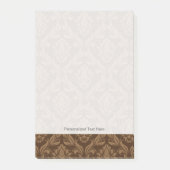 Damasachtergrond 2 post-it® notes (Voorkant)