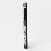 Damasbedekking met  paisleyveren Case-Mate iPhone case (Achterkant/links)