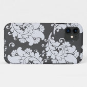 Damasbedekking met  paisleyveren Case-Mate iPhone case (Achterkant (horizontaal))