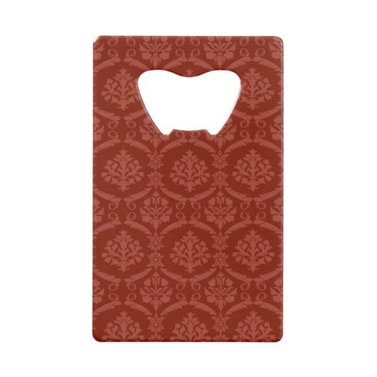 Damasbehang 3 creditkaart flessenopener (Voorkant)