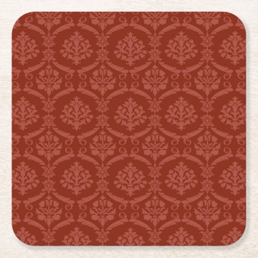 Damasbehang 3 kartonnen onderzetters (Voorkant)